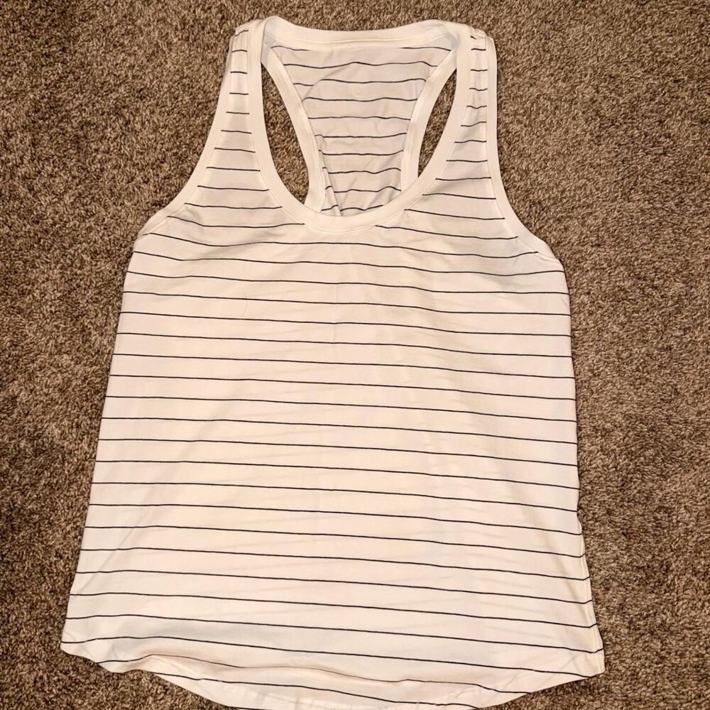 Lululemon Women's White and Black Vest